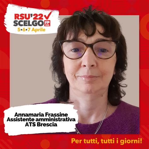 Rsu Mi Candido Con Fp Cgil Annamaria Frassine Assistente