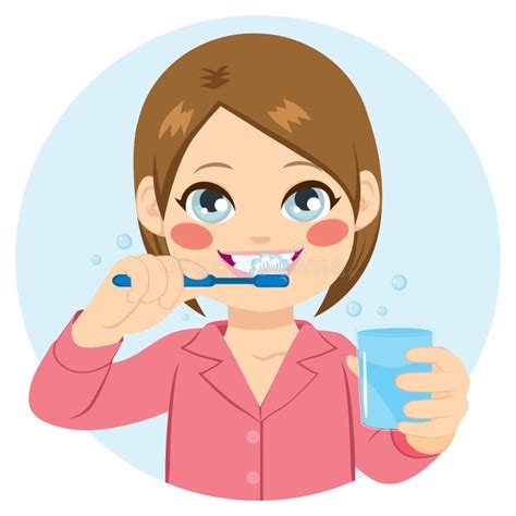 Brushing Teeth Stock Illustrations – 6,664 Brushing Teeth Stock ...