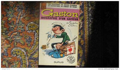 Franquin Gaston Spirou Gag De Poche 26 Biographie D Un Gaffeur Gdp