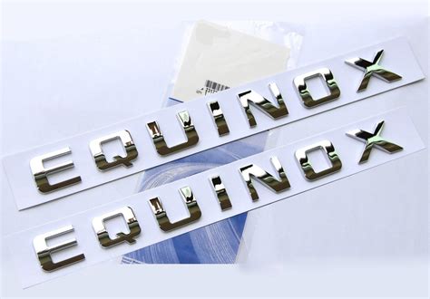 Amazon Yoaoo Pack Oem Chrome Equinox Nameplate Letter Emblems