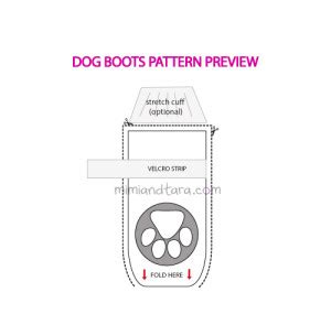 Dog Boots Pattern | How to Make a Dog Shoes | FREE PDF DOWNLOAD