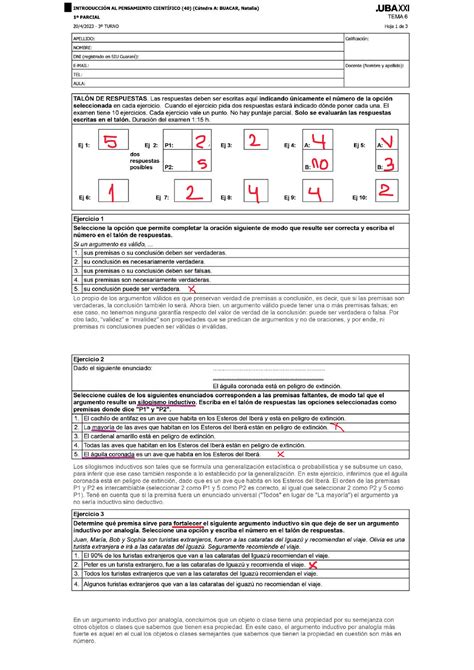 Ipc Primer Parcial Er Cuat Tema Introducci N Al Pensamiento