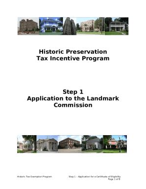 Application Process Historic Preservation Tax Incentives Doc