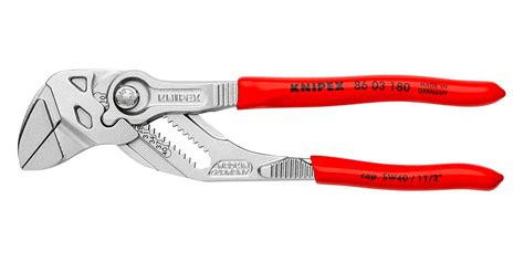 Переставные клещи и гаечный ключ Knipex 180 мм 86 03 180 купить за 2002 грн супер цена от