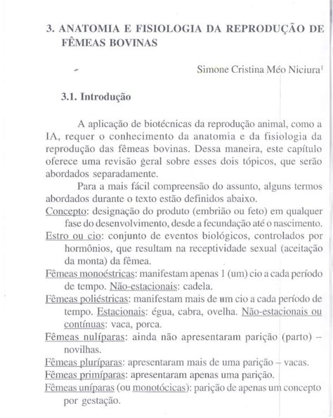 Pdf Anatomia E Fisiologia Da Reprodu O De F Meas Bovinas Pdfslide Net