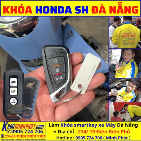 Làm chìa khóa Smartkey Honda tại Đà Đẵng Air Blade Vision Lead Vario