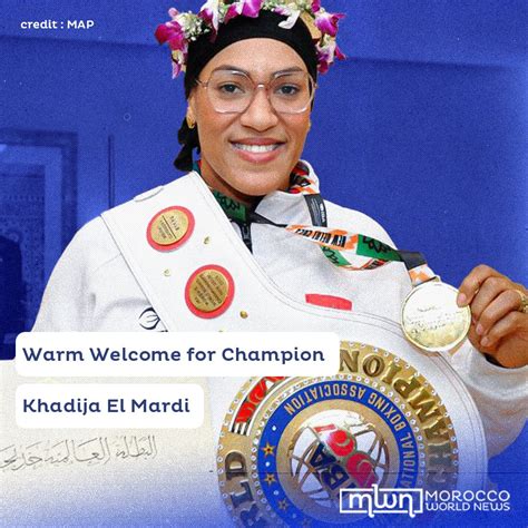 Morocco World News On Twitter Moroccan Champion KhadijaElMardi