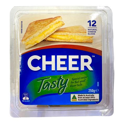 Cheese - Tasty Natural Cheese slices by Cheer 250g