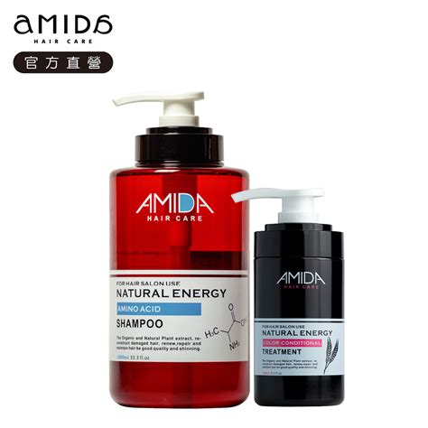 《amida》蜜拉胺基酸洗髮精1000ml蜜拉角質蛋白護髮素250ml 組合 Pchome 24h購物