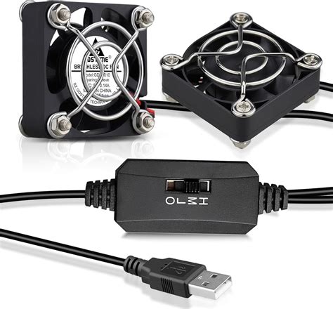 Amazon Gdstime Pack Quiet Mm Usb Fans With Speed Control