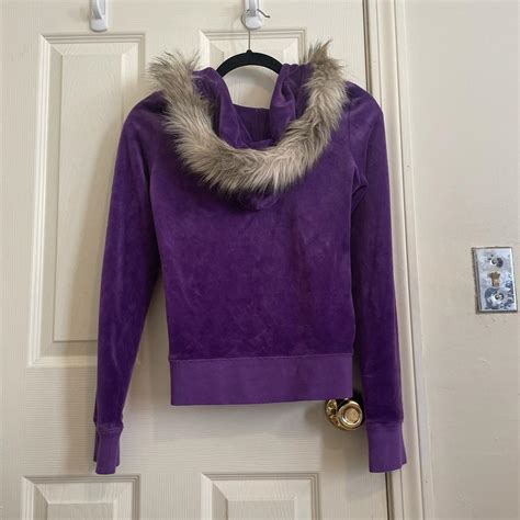 Rare Juicy Couture Fur Trimmed Pom Pom Tracksuit Depop