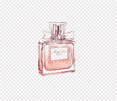 Miss Dior Scent Bottle Chanel No 5 Perfume Drawing Miss Dior Pink