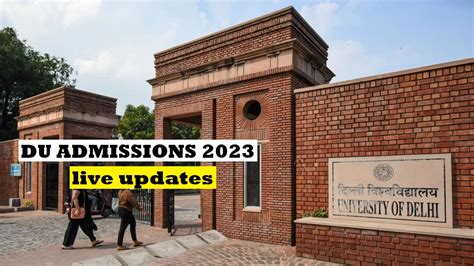 Delhi University Admissions Live Ugadmission Uod Ac In Du