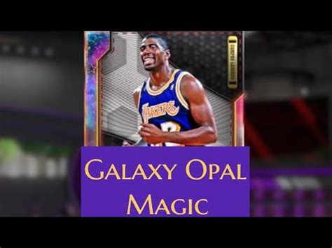 NBA 2K20 MyTeam Magic Johnson Galaxy Opal YouTube