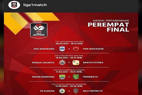 Rincian Jadwal Piala Menpora Lolos Terlengkap Tentang Jadwal Terlengkap