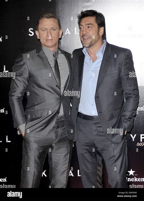 Daniel Craig And Javier Bardem Skyfall Premiere In Madrid Arrivals