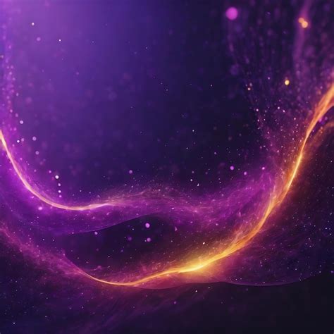 Premium Photo Abstract Glowing Purple Magic Energy Wave From