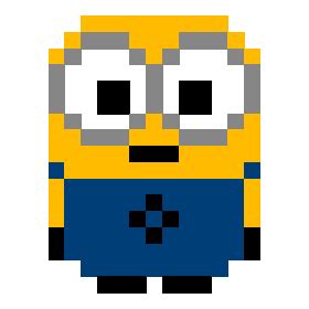 Minion Pixel Art Pixel Art Simplepixelart