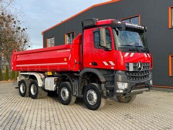 Mercedes Benz AROCS 4142 8x6 Euro 6 Kipper Meiller Bordmatic Tipper