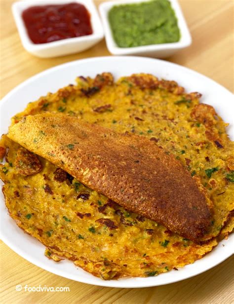 Moong Dal Chilla Recipe - with Mixed Vegetables - Kids Snack