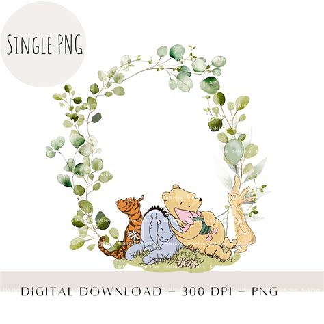 Winnie Pooh Wreath PNG Winnie Pooh Classic Winnie The Pooh Classic