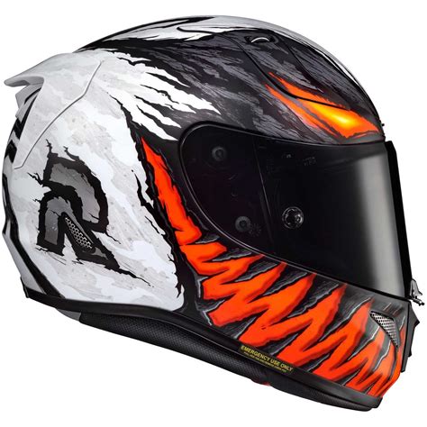 Casco Moto Integrale Hjc Rpha Anti Venom Marvel Mc Sf Opaco Vendita