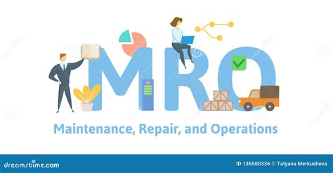 Mro Maintenance Repair And Operations Concept With Keywords