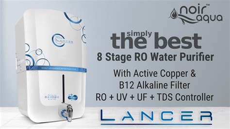 Noir Aqua Lancer Ro Stage Water Purifier For Home With Active Copper