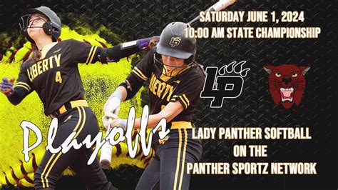 Liberty Lady Panther Softball Vs Cc Calallen Sat June State