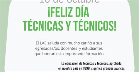 10 DE OCTUBRE DÍA NACIONAL DEL LA TÉCNICO A Liceo Agrícola y