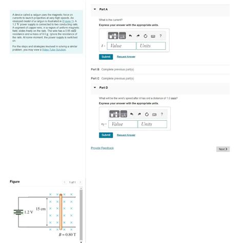 Solved A Device Called A Railgun Uses The Magnetic Force On Chegg