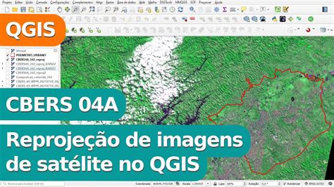 Reproje O De Imagens De Sat Lite Raster No Qgis Youtube