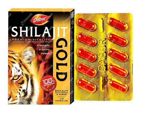 Dabur Shilajit Gold Capsule Uses Side Effects Dosage Price