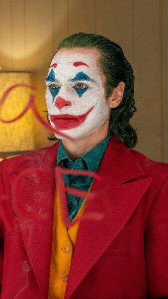 Joker Clown Makeup Joaquin Phoenix Movie 8k Hd Mobile Smartphone And