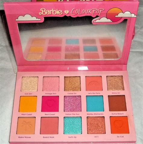 Colourpop X Mattel Malibu Barbie Pressed Powder Eyeshadow Eye Palette