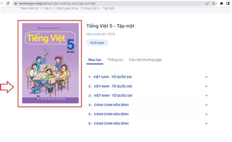 Sách Tiếng Việt lớp 5 | Xem online, tải PDF