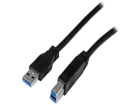 StarTech USB3CAB2M 6 56 Ft 2m Certified SuperSpeed USB 3 0 A To B Cable