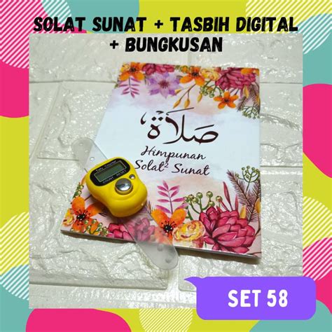 Doorgift Set Buku Tasbih Digital Siap Bungkus Yassin Al Kahfi