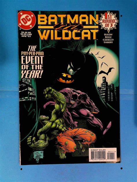 Batman Wildcat Comic Books Modern Age Dc Comics