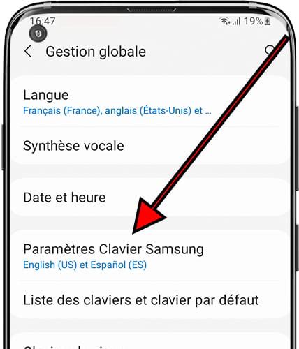 Comment Changer Le Clavier Du Samsung Galaxy Z Fold3 5G