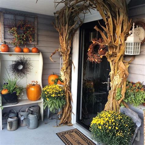 Cozy Rustic Fall Front Porch Decor Ideas To Feel The Yawning