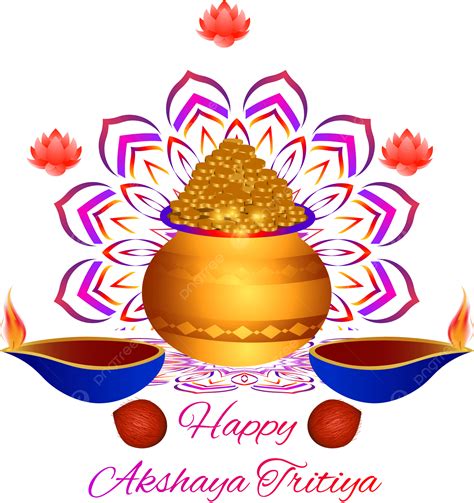 Dise O De Aspecto Elegante Akshaya Tritiya Png Tritiya Tradicional