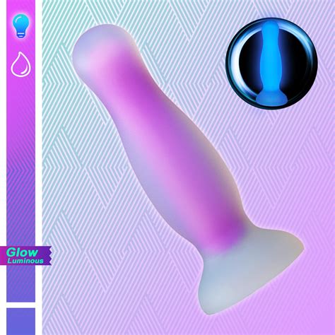 Erifxes Dildo 5 9 Inch Sex Toys Glowing Dual Density Silicone Dildos