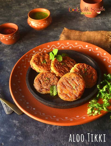 Aloo Tikki Recipe Crispy Potato Patties Cook With Smile