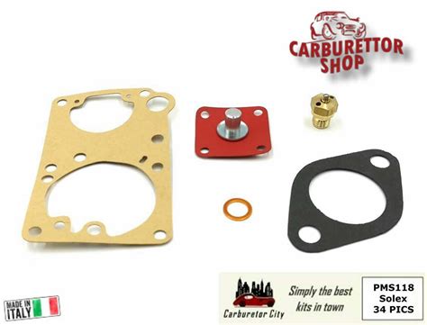 PMS118 Service Kit For Solex 34 PICS Carburetor