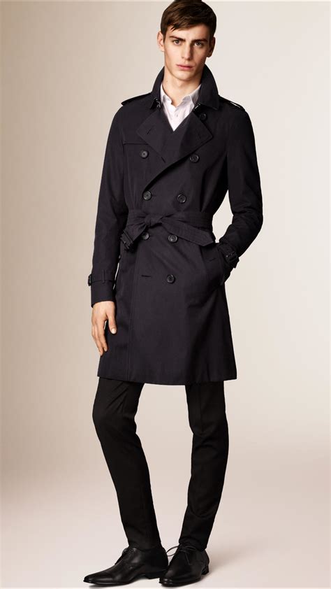 Burberry The Sandringham Long Heritage Trench Coat In Blue For Men Navy Lyst