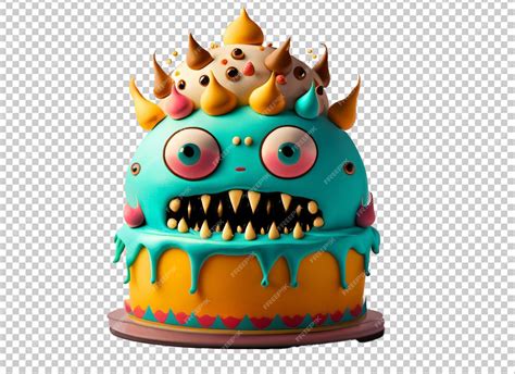 Premium PSD | Monster cake