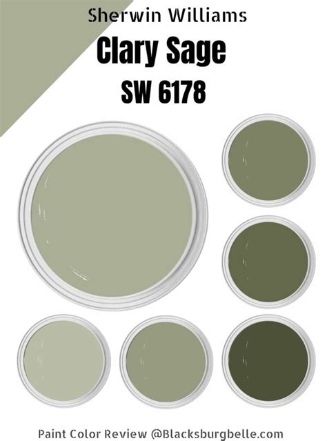 Sherwin Williams Clary Sage Palette Coordinating Inspirations