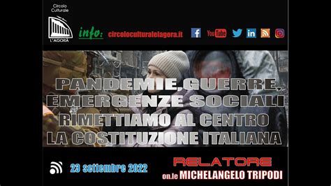 Pandemie Guerre Emergenze Sociali Rimettiamo Al Centro La