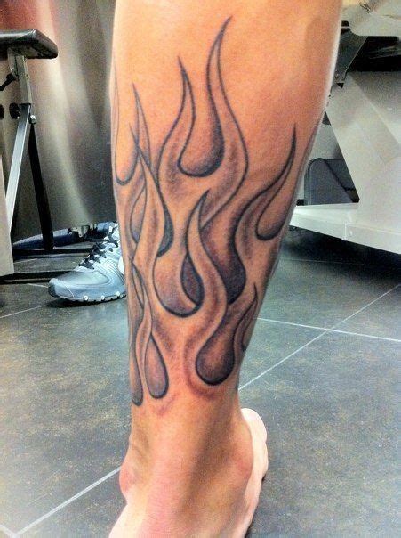 Flames Tattoo In Flame Tattoos Sleeve Tattoos Fire Tattoo